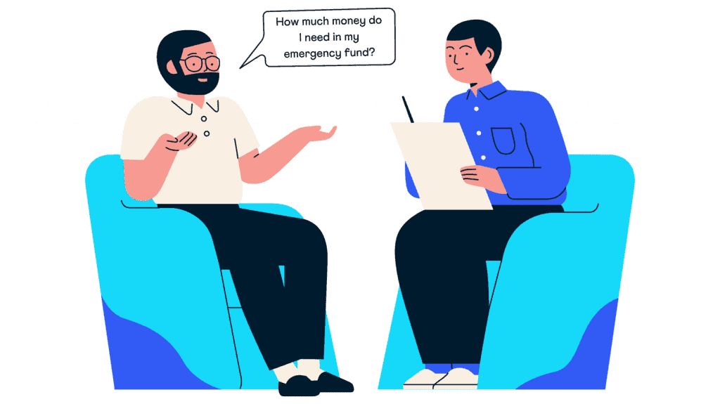 Two Men in a Financial Coaching Session